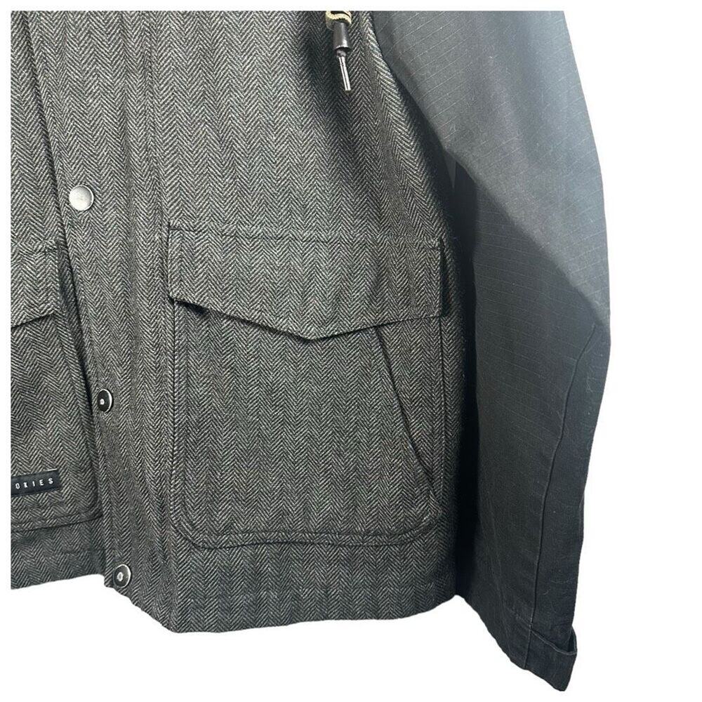 Cookies Designer Streetwear Wool Full Zip Coat Men’s S - Urban Preppy Luxury Y2K - Picture 9 of 16